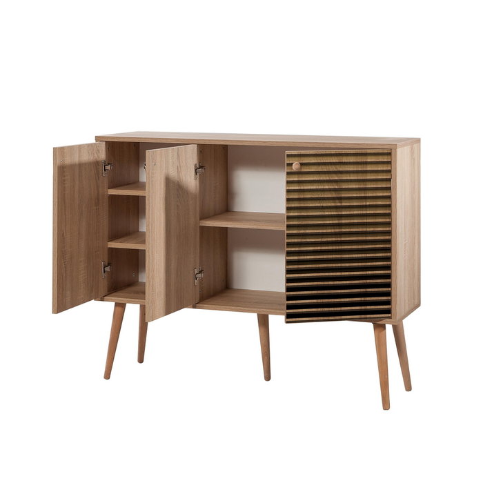 Hanah Home Mega-220 Consola Abstracta en Roble Sonoma Hanah Home Mega-220 Consola Abstracta en Roble Sonoma